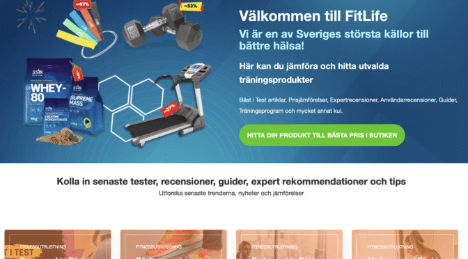 FitLife.se – hemmaträning, kost & bäst i test på träningsprodukter